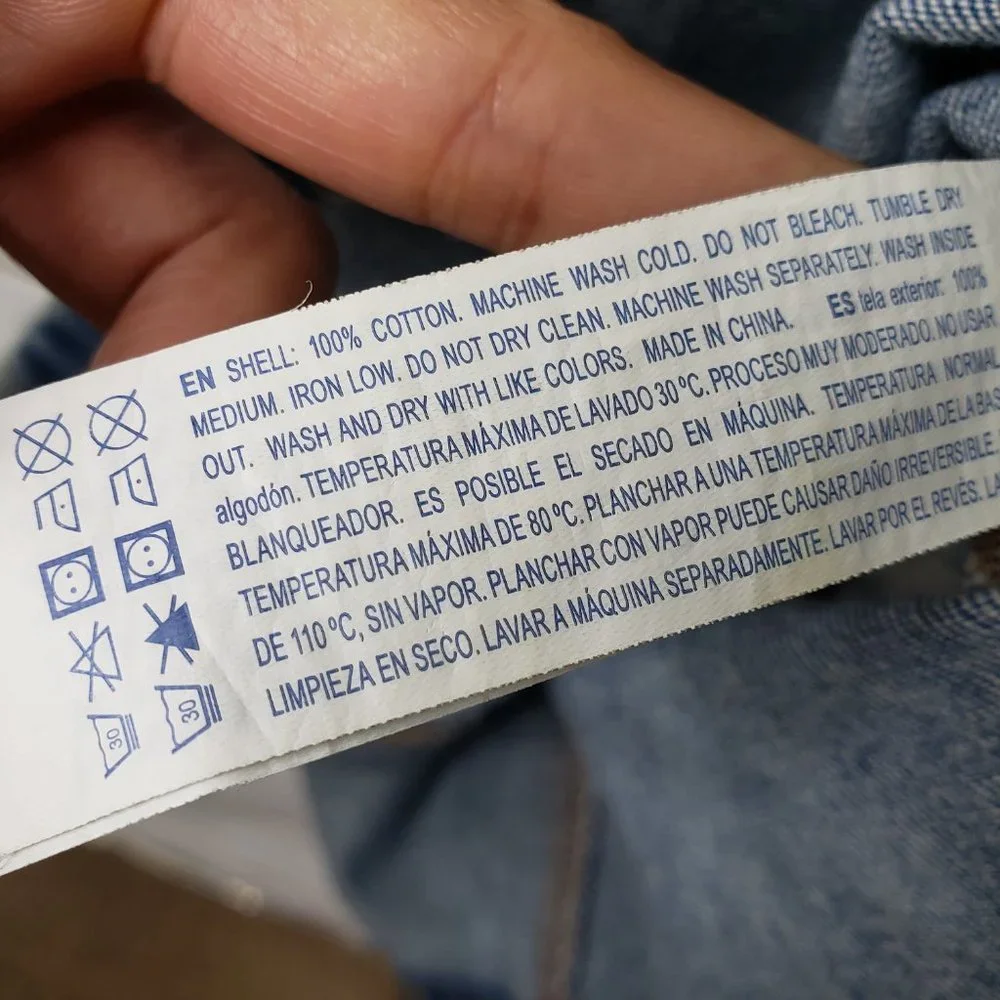 F21 Distressed Denim Overall Jumper Dress Pockets Light Blue MIni Size M - Picture 9 of 12